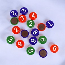 무역상여자 숫자 자석 1-10, 파랑, 1개