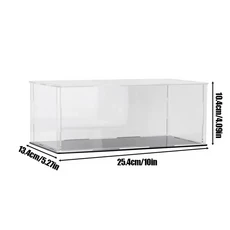 1/18 Transparent Car Model Toys Storage Box Acrylic Dustproof Display Collection Gifts, 02 25.4x13.4x10.4cm