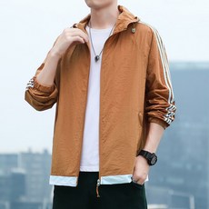 潮流購防曬外套女輕薄夏日外套抗uv防紫外線運動外套夏季超薄防曬服連帽防曬衣涼感薄男生夏季新款戶外運動休閑釣魚衣時尚百搭登山服8820防曬衣時尚防曬服, 焦糖色