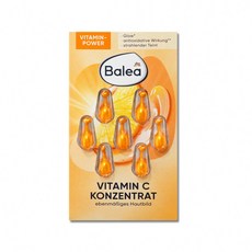 德國DM(Denkmit)-Balea芭樂雅緊緻肌膚鎖水潤澤精華油時空膠囊1mlx7顆/片-維他命C(橘), 13g, 1個, 維他命C(橘)