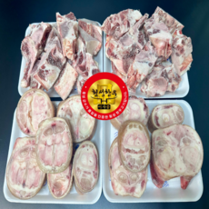 횡성농업한우 1+등급 횡성한우 보신 세트 우족 5kg 잡뼈 4kg, 1세트, 9kg