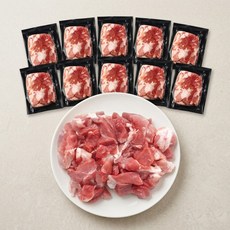 [당일생산]한돈 돼지고기 찌개용 소분포장, 5개, 400g