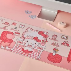 산리오 캐릭터즈 헬로키티 룸투어 장패드, 1개