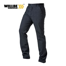 윌비 플리스 본딩 스판팬츠 네이비 작업복 작업복하의 바지 CT509