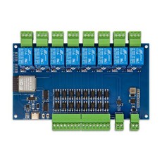 ESP32 Modbus 八路繼電器 RS485 8路輸入8路輸出 光耦隔離, 1個, 單獨裸板, 單獨裸板