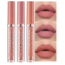 6Pcs 매트 리퀴드 립스틱 메이크업 세트 오래 지속되는 논스틱 컵 페이드 워터프루프 립글로스 (세트 A), 0.09 Fl Oz (Pack of 3), Color 07 08 09