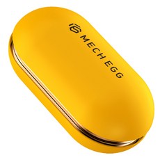 기계식 달걀 합금 손가락 리미트 슬라이더 | 금속 장난감으로 어린 아이들의 손에 딱 맞으며 할로윈 파티 선물 크리스마스 선물 및 소규모 파티 기념품으로 이상적입니다., 1개, yellow