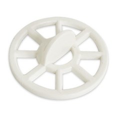 하나로 욕조망35mm (벌크) 배수구 하수구 욕실 망 머리카락 거름망 걸름망, 화이트, 1개