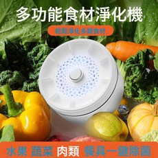 果蔬清洗機多功能食材淨化機器洗菜肉類殺菌去農殘神器, 1個, 1個
