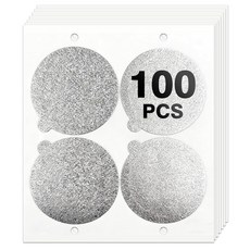 SOLIDATOR 재사용 가능한 커피 포드 키트 네스프레소 버츄오린 포드와 호환 업그레이드 뚜껑 오프너가 있는 리필 듀얼 버츄오플러스 에스프레소 머신용 알루미늄 호일 씰 5