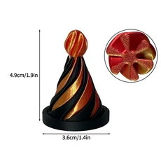 3D 프린팅 장난감 나선형 콘 장난감 2025 트렌디 장난감 피라미드 키즈 헬릭스 불가능한 피라미드 패스스루