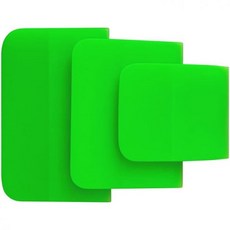 PPF 스퀴지 부드러운 실리콘 고무 스크래퍼 긁힘 방지 TPU 코팅 차량 비닐 페인트 보호 필름 설치용 랩 및 창문 틴트 앞유리 유리 세척 도구 검정, Green