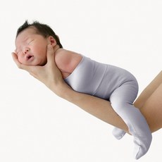 [무밴드] 아기 양말 레깅스 신생아 타이즈 유아 니삭스 쫄바지 스타킹 배앓이방지 유발레깅스 & 곰돌이모자 (6color)