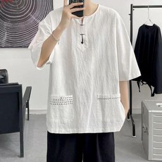 남자 여름 계량 모시옷 개량 법복 반팔 삼베옷 화이트 M 추천