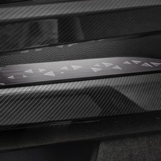 카구차 KGM 무쏘 EV 전용 3D 메탈 도어포켓 인테리어 몰딩, 02_헤어라인메탈