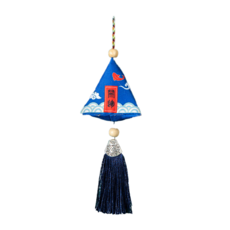 精緻刺繡三角形香包 草本香氛 居家裝飾, 開運, 1個