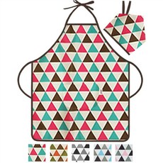 핸드메이드 아동용 목끈형 앞치마-북유럽 삼각