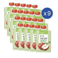 풀무원 풀스키친 우리 사과100 주스, 180개, 100ml
