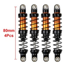 INJORA 금속 충격 흡수 장치 70/80/90/100/110/120mm 오일 댐퍼 1/10 RC 크롤러 자동차 축 SCX10 90046 AXI03007 TRX4 TRX6, [02] 80mm 4pcs