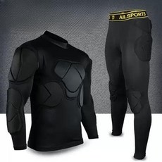 골키퍼 유니폼 의상 축신 축구 보호대 풋살 내의 골키퍼복