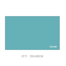 ZOKE 速乾運動毛巾 130x80CM, 松石綠 帶暗扣, 1個