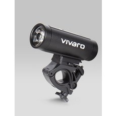 [Vivaro] 비바로 자전거 전조등 800루멘, 검정, 1개