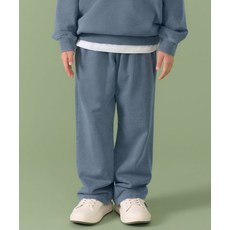 매장정품 무신사스탠다드 MUSINSA STANDARD KIDS 피그먼트 라운지 스웨트 팬츠 [더스티 블루] MKDPK9Z04-UB 528513