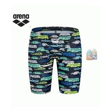 아레나 남 아동 4부 사각 실내수영복끈주머니증정_A4SB1BF07BLKSG 2322272