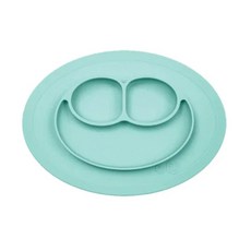 美國ezpz Mini Mat迷你餐盤 (正版公司貨，有防偽標籤), 湖水綠, 1個