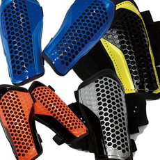 축구 신가드 허니컴 벌집무늬 정강이 보호대 스포츠 다색상 경기용, 1개, 허니컴 신가드S(블루)