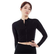 아레나 키이라 레저 집업 래쉬가드 A4SL1QR71BLK