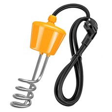 온수기 가열봉 돼지꼬리 물히터 히터 3KW 물데우기 수중히터, 2500W 3m 분리형 플러그, 기본 색상