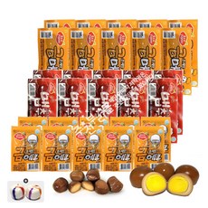 에코팜 맵추리 10개+금메추리알 훈제맛 10개+금에그계란 10개+자색옥춘사탕 20g 세트, 1세트, 800g