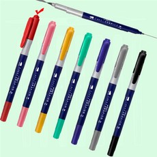 브러쉬 일반닙 빨강 붓 모나미붓펜 강템, 1개