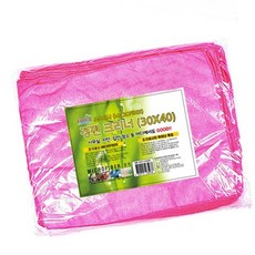 (세트)초극세사 경편크리너30x40(핑크) 10개, 1개