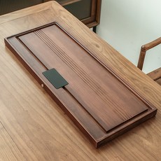 靜之川重竹茶盤 竹制大號茶臺排蓄一體兩用功夫茶具茶托盤干泡盤, 1個