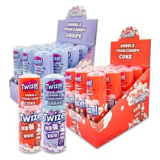 트위젤 버블폼 콜라향 23g x 12개 (1통) + 트위젤 버블폼 포도향 23g x 12개 (1통)