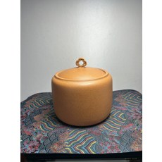 紫砂茶葉罐 段泥儲茶罐 密封醒茶罐, 如圖所示, 1個