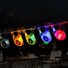 블루라운지 캠핑 LED 스트링가드 텐트스트링, 레드, 레드