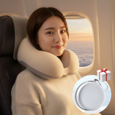 다ON 여행용 기내용 목베개 승무원 휴대용 메모리폼 목쿠션, 민트