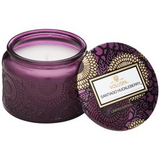 VOLUSPA 經典浮雕小玻璃香氛蠟燭 3.2oz 薰衣草, 1個, 藍莓