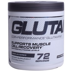 CELLUCOR Glutamine補充粉 無味, 1罐, 360g