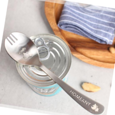 도시락포크스푼 스텐 도시락 포크숟가락 수저 스푼 포크 수저세트, 토끼