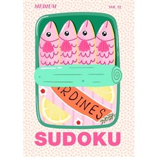 (영문도서)Medium Sudoku: Pretty Travel Size Sudoku Puzzle Book A5 Size - Mediterranean Sum... Paperback, Rocket Pants Pty Ltd, English, 9781923730236