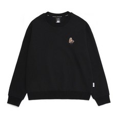 내셔널지오그래픽 W 동물와펜 세미오버핏 크롭 맨투맨 N251WSW040 WYG209 YRH207