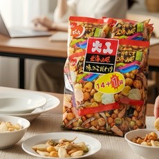 綜合堅果休閒零食 (14包) 多種口味酥脆口感獨立包裝, 177.8g, 1個