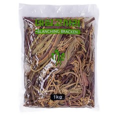 데침 고사리 1kg 식당 나물 반찬 데친고사리, 1개