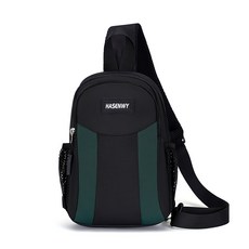 작은 등산 가방 심플 미니 힙색 허리 어깨 방수 스포츠 운동 조깅 가슴 남자 돈 웨이스트 소형, 그린