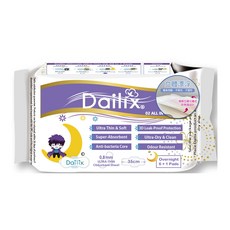 Dailix 立體漂浮衛生棉, 1個, 35cm漂浮棉*1包(無贈品), 7片, 超長夜用型