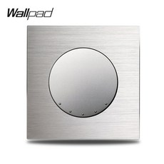 월패드 순간 접촉 푸시 단추 스위치 스마트 시스템용 알루미늄 패널 초인종 가지 색상 12V 24V, 3)Silver 1 Gang